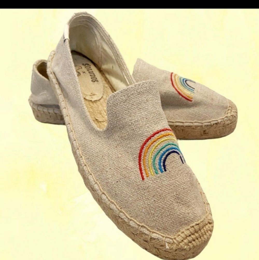 SOLUDOS X ASHKHAN Rainbow Espadrilles